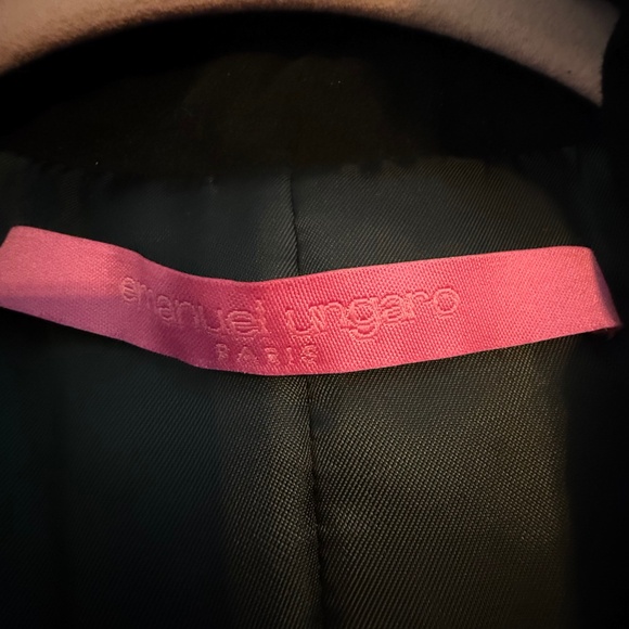 Emanuel Ungaro Paris suede leather cut jacket - Picture 6 of 14